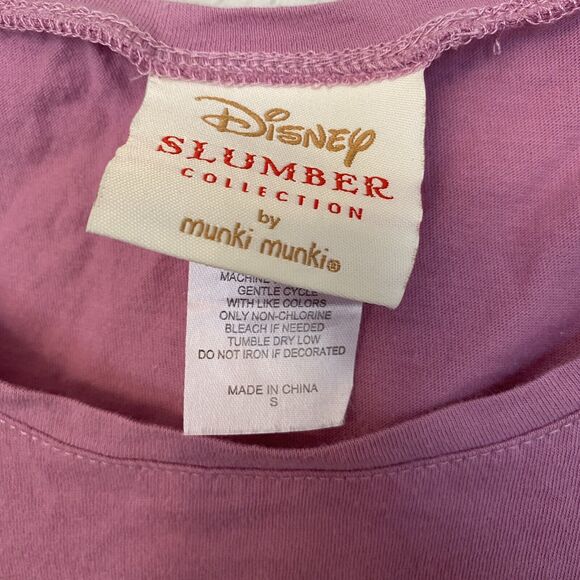 Rare Disney Slumber Collection By munki Munki Tinkerbell Signature Pj set Small - Picture 4 of 9